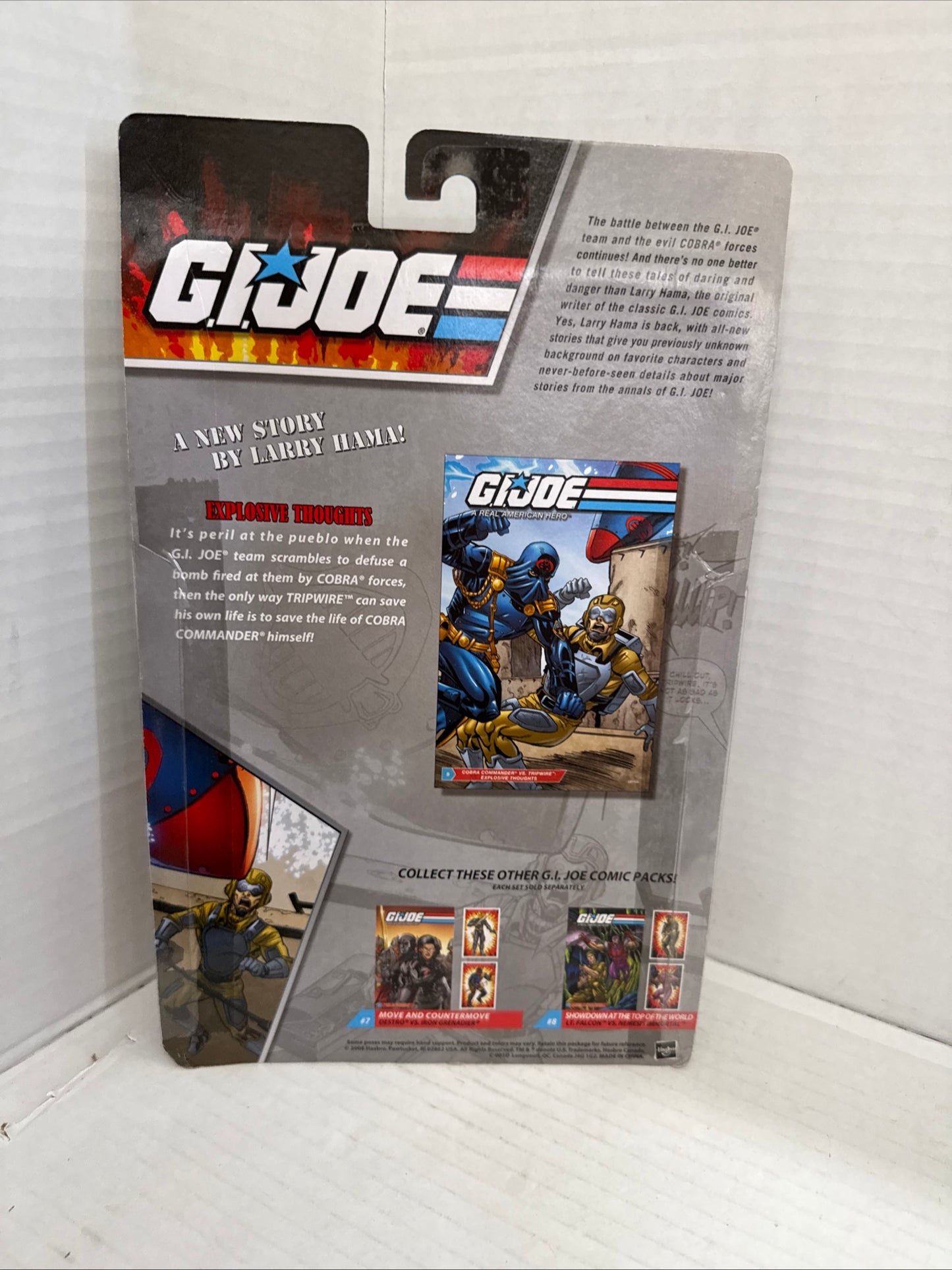 GI Joe 25th Anniversary Comic Pack COBRA COMMANDER & TRIPWIRE Action Figure 1988