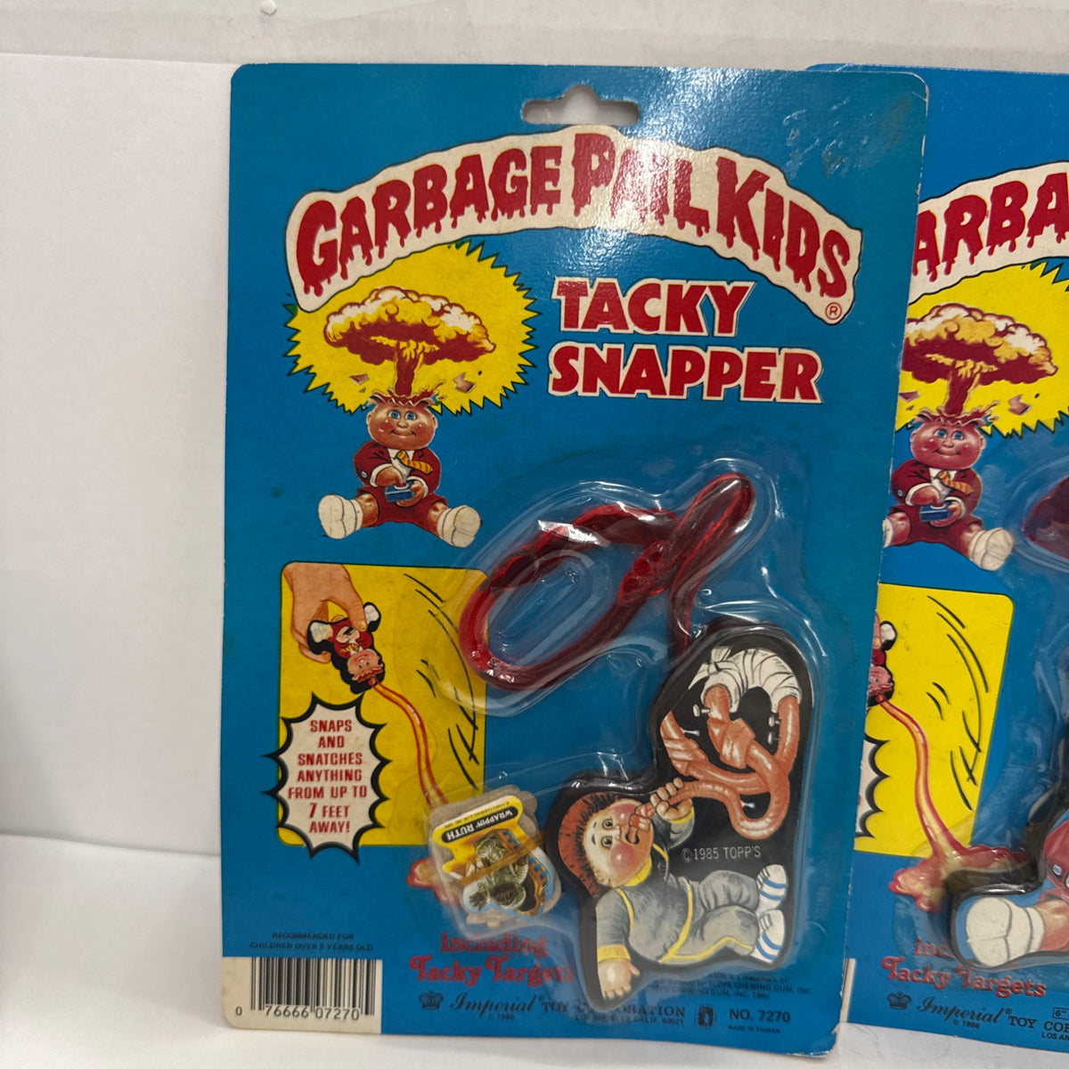 4 Garbage Pail Kids 1986 Imperial Tacky Snappers W/ ADAM BOMB! VINTAGE GPK TOYS!
