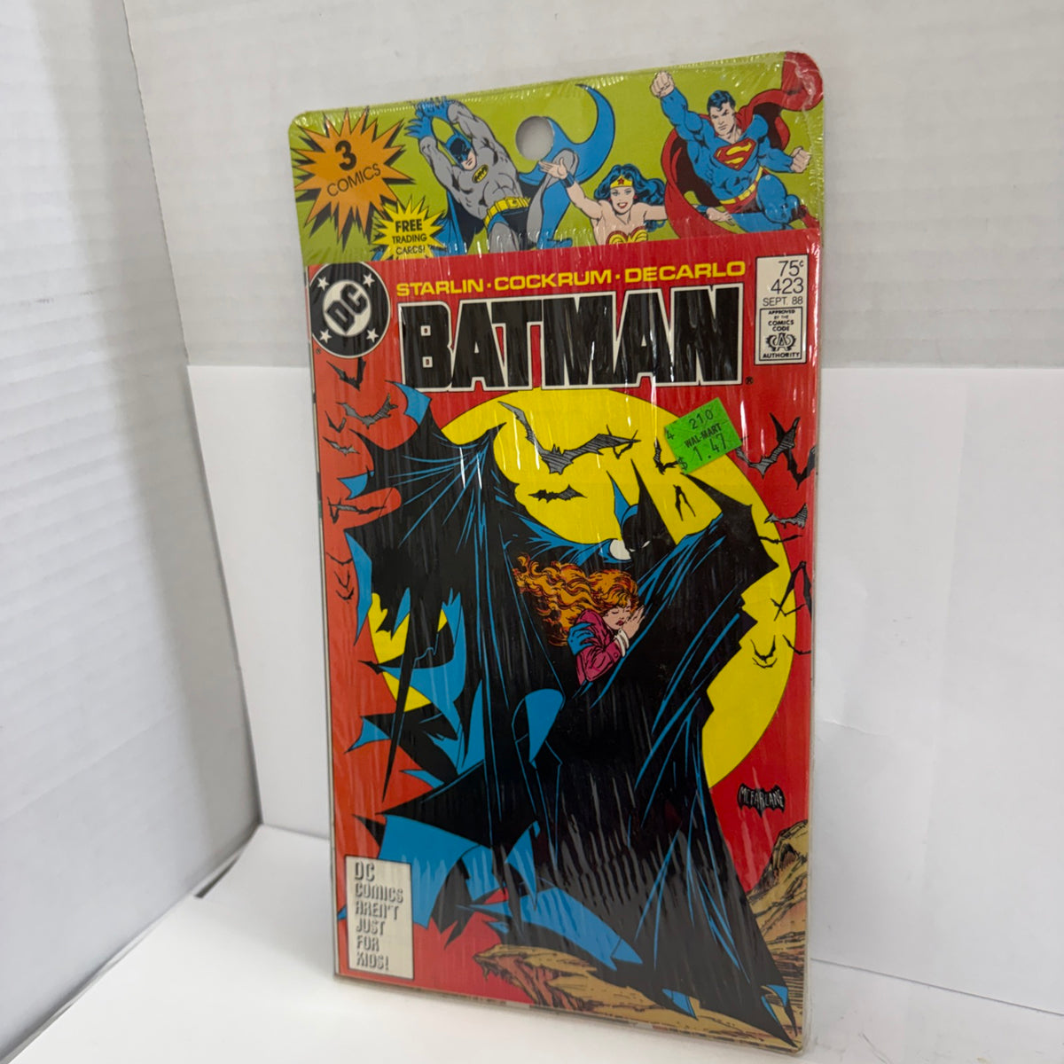 DC COMICS Batman #423 Sealed 3 comic package Rare MCFARLANE 1ST DC COVER