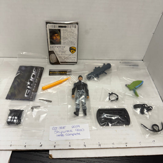 G.I. Joe 2009 SHIPWRECK (V14) Naval Commando 3.75 inch Figure
