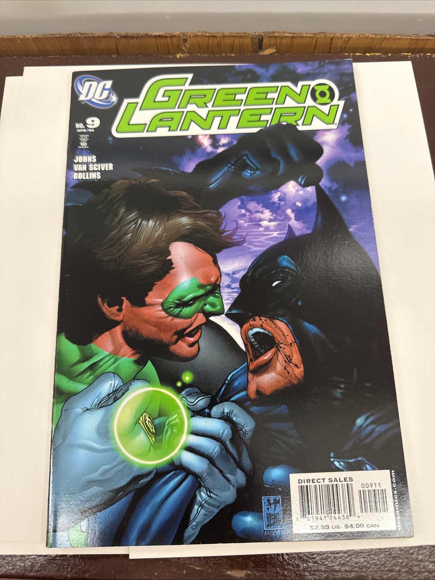 Green Lantern #9, 1st App Tattooed Man, DC Comics, April 2006