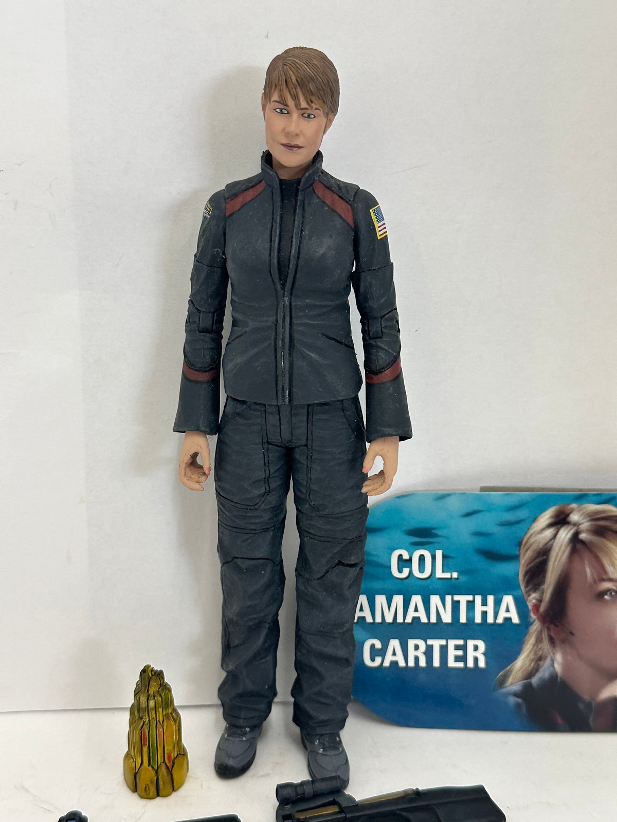 COL. SAMANTHA CARTER STARGATE ATLANTIS 7" ACTION FIGURE DIAMOND SELECT TOYS #1