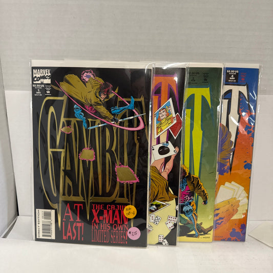 GAMBIT 1-4 LIMITED SERIES COVER & ART LEE WEEKS & KLAUS JANSON HOWARD MACKIE .