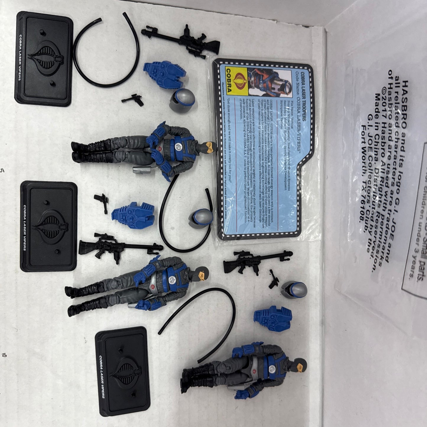 GI Joe Convention Laser Viper 3-pack 2017