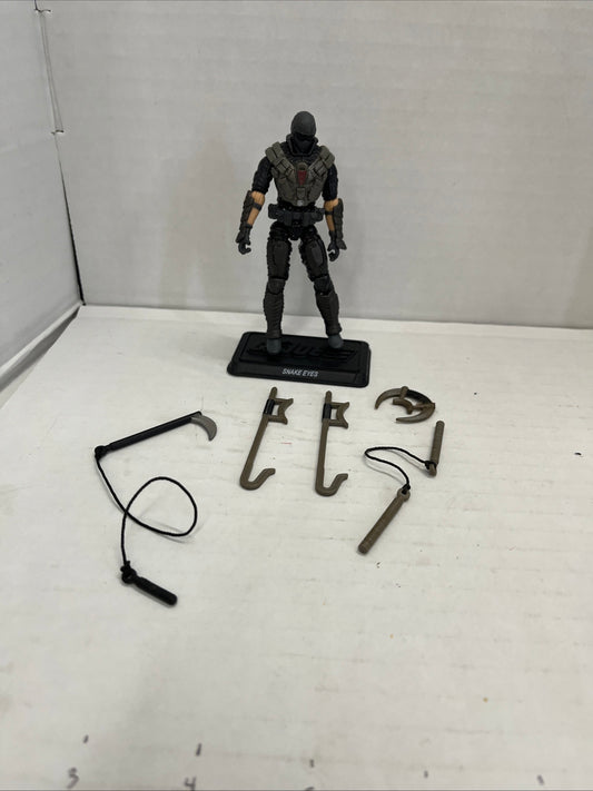 Snake Eyes V53 POC Pursuit of G.I. JOE COBRA 25th LOOSE Complete