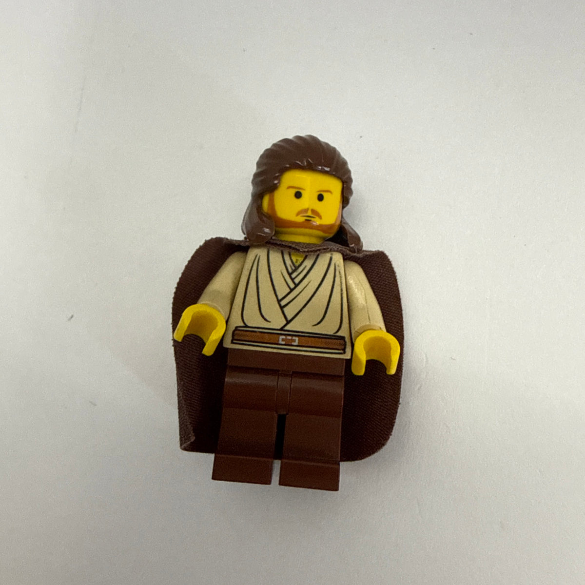 Lego Qui-Gon Jinn Minifigure Yellow Head Star Wars Episode 1 sw0027