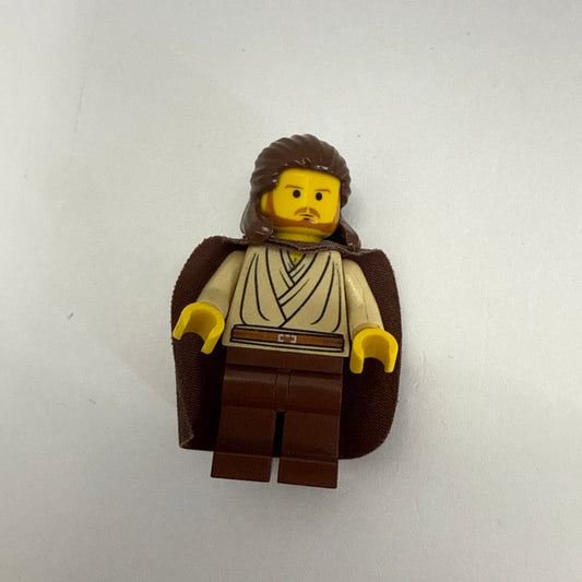 Lego Qui-Gon Jinn Minifigure Yellow Head Star Wars Episode 1 sw0027