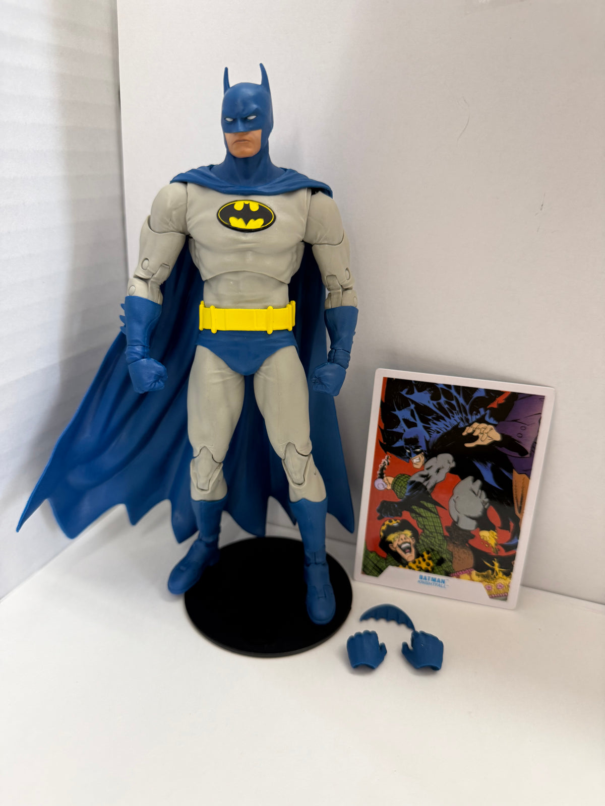 McFarlane Toys DC Multiverse Knightfall Batman Blue Gray Action Figure Loose