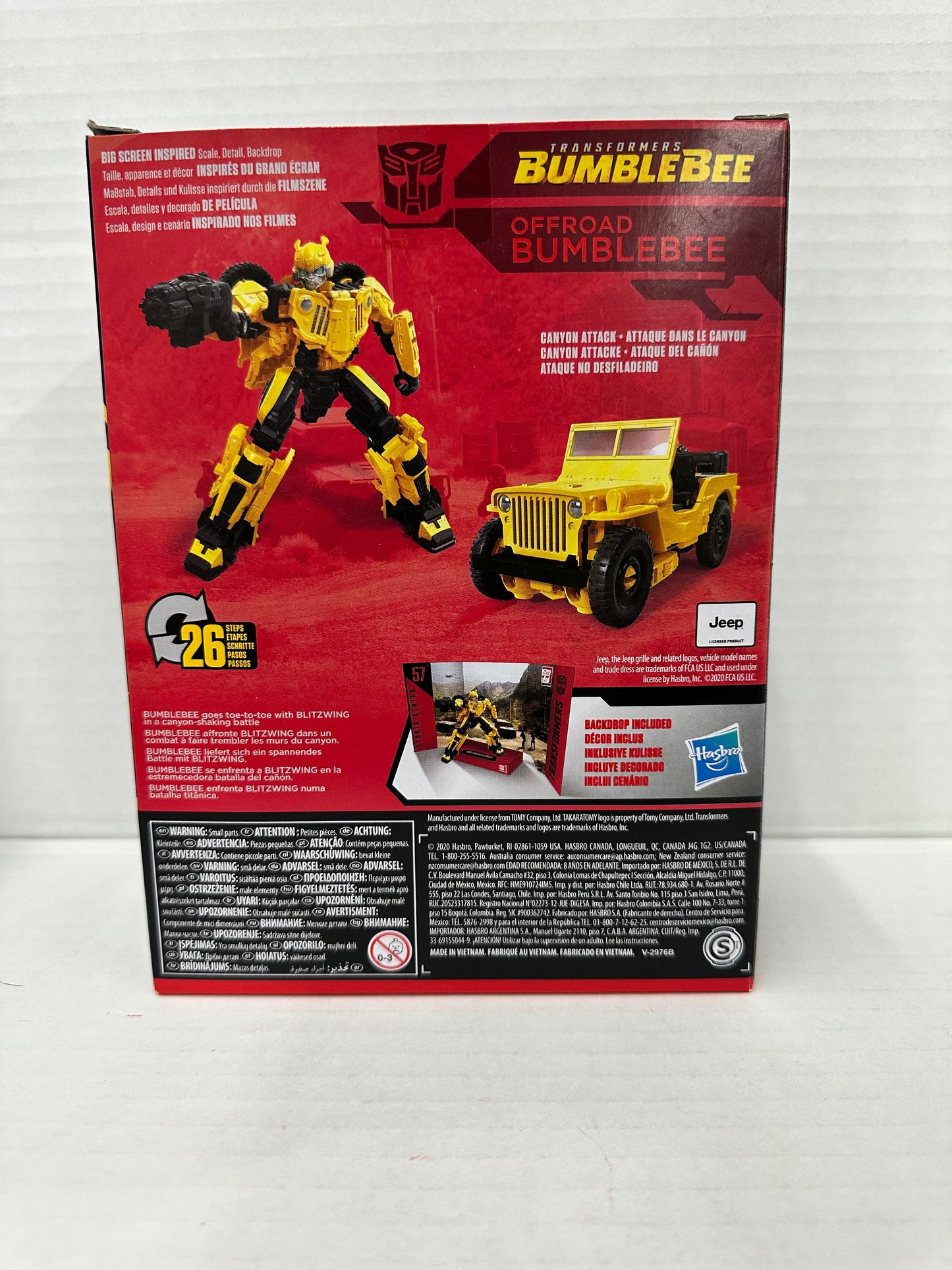 Hasbro Takara Tomy Transformers Studio Series Offroad Bumblebee Action Figure