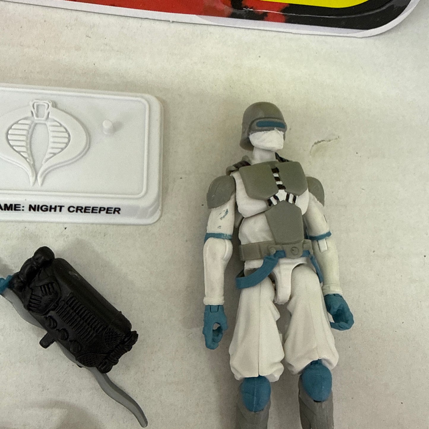 GI Joe FSS, Night Creeper, Ice Ninja, Moc, Club Exclusive, Joe Con, Retro, 50th