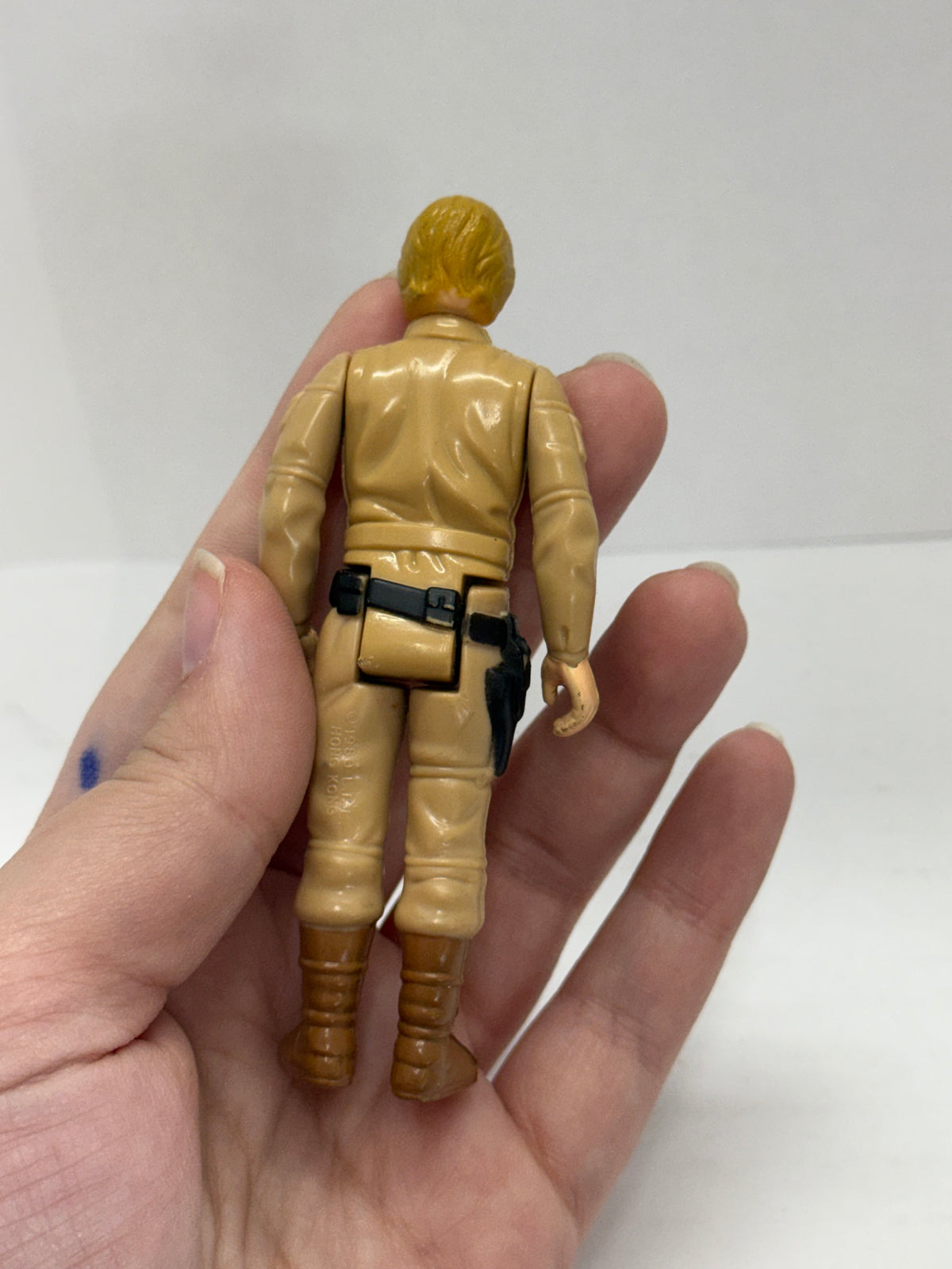 Vintage 1980 Kenner Star Wars Luke Skywalker Bespin Fatigues COO HK Hair Variant
