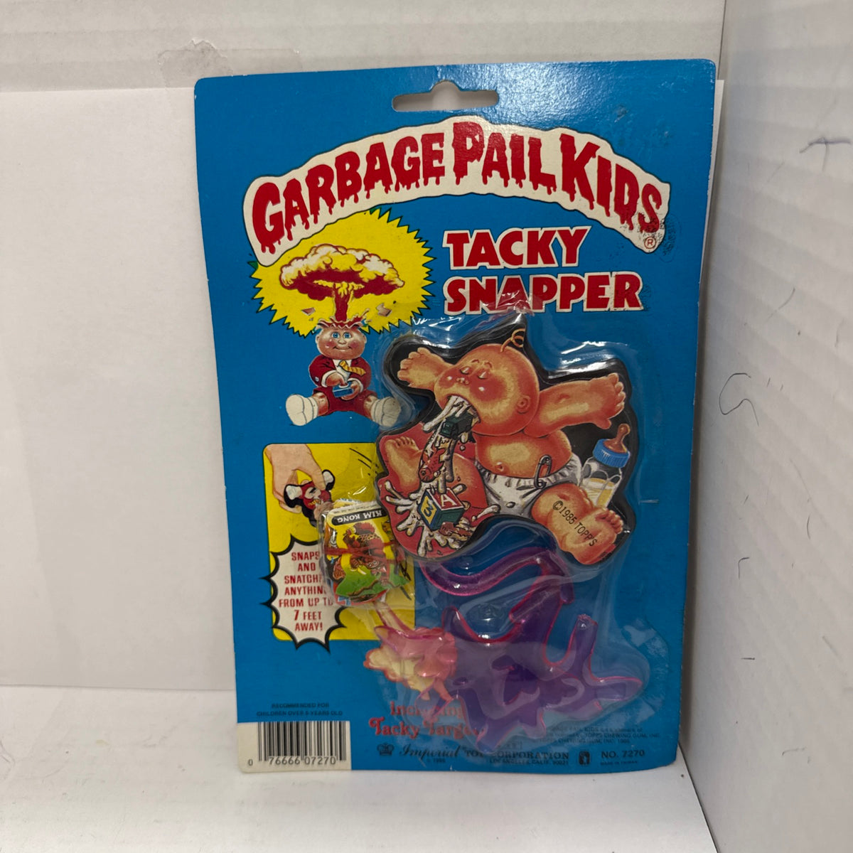 4 Garbage Pail Kids 1986 Imperial Tacky Snappers W/ ADAM BOMB! VINTAGE GPK TOYS!