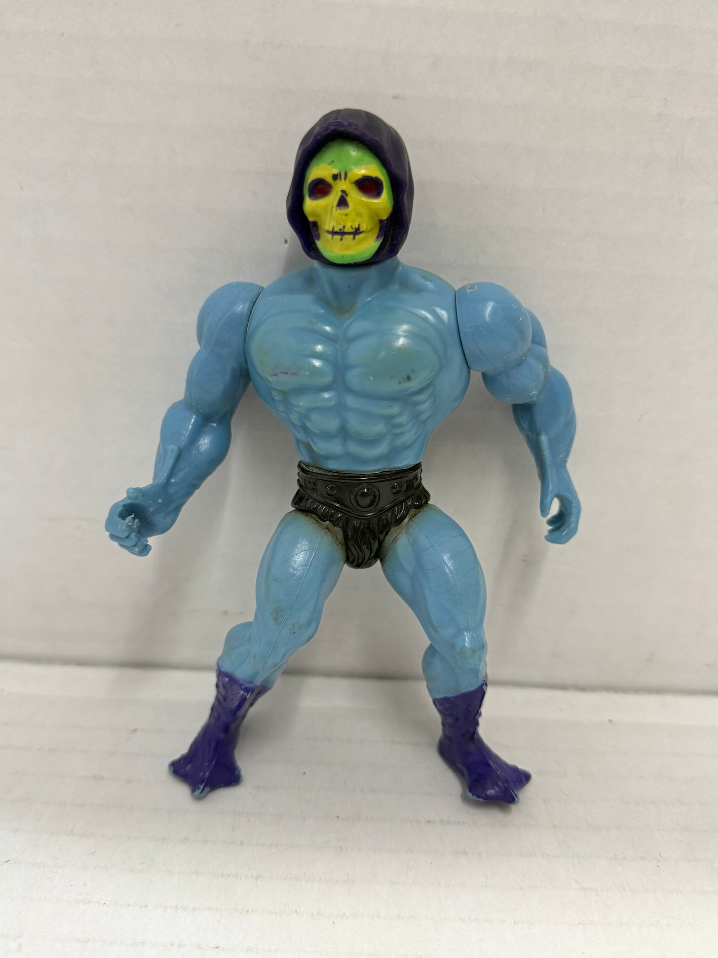 VTG 1981 HE-MAN Masters Of The Universe MOTU Skeletor Action Figure Soft Head #3
