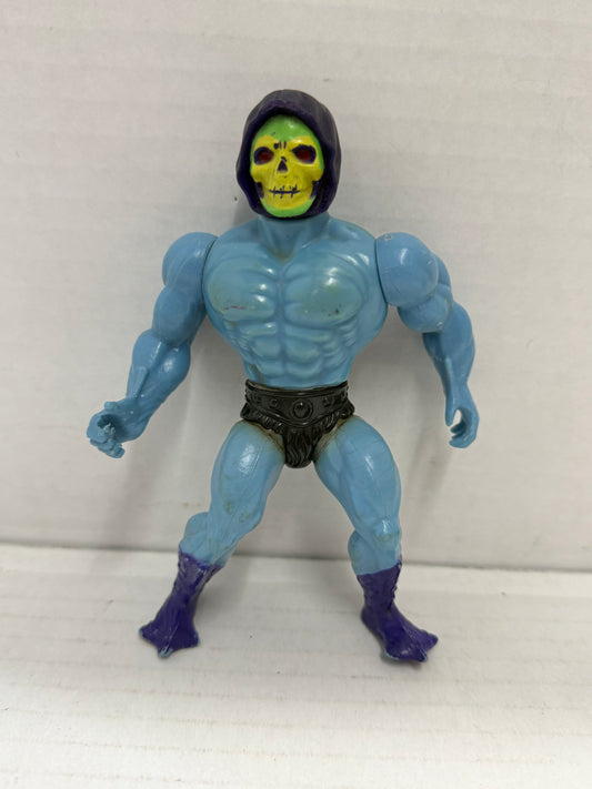 VTG 1981 HE-MAN Masters Of The Universe MOTU Skeletor Action Figure Soft Head #3
