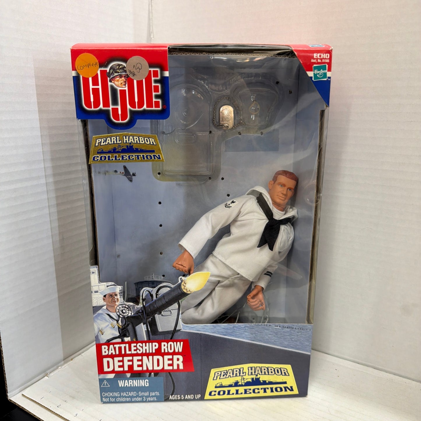 GI Joe Battleship Row Defender Hasbro 12" Action Figure 2000 Pearl Harbor