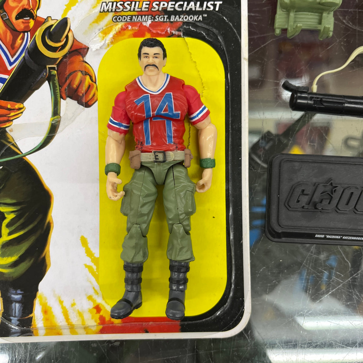 Bazooka, GI Joe 25th anniversary Complete With File Card Full Card