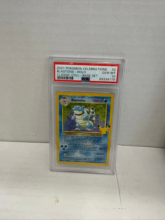 Pokémon TCG Blastoise Classic Collection 2/102 Psa 10