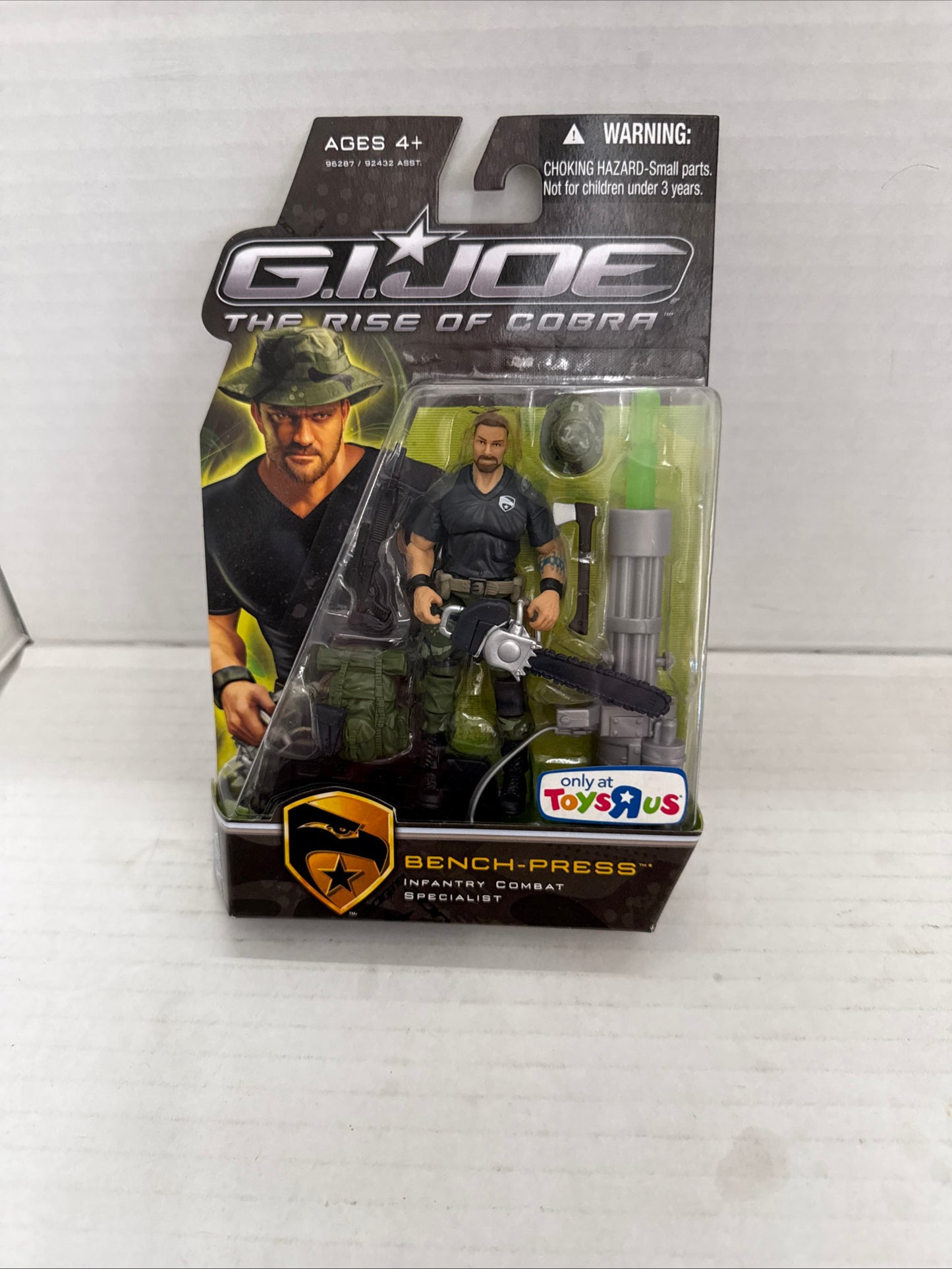 G.I. Joe Rise of Cobra BENCH PRESS Action Figure TRU Exclusive 2009