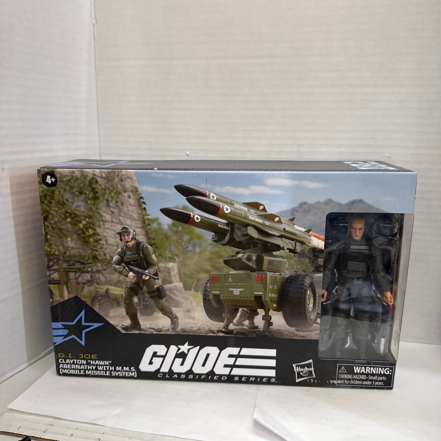 G.I. Joe Classified General Hawk with MMS Mobile Missile System New Sealed