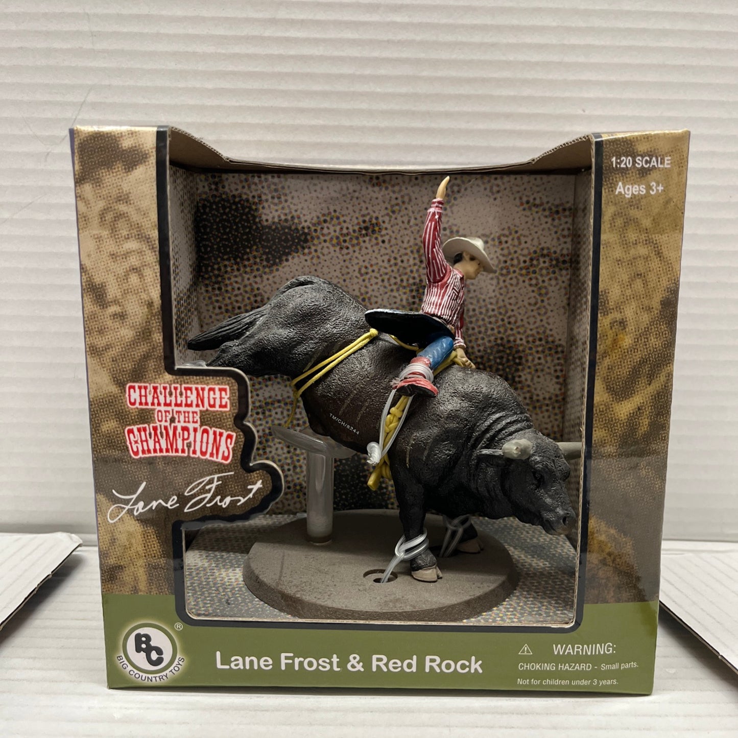 Big Country Toys 1/20 Lane Frost and Red Rock Set
