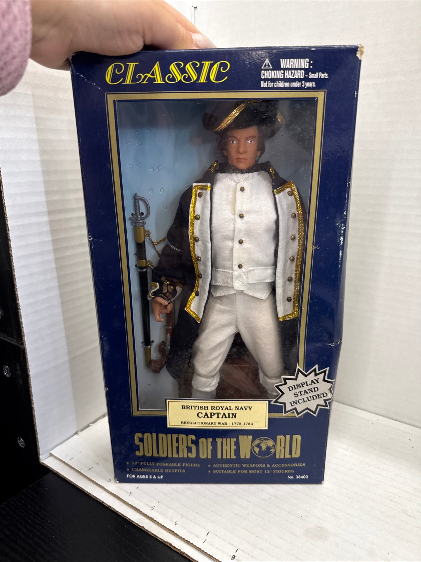 VTG Soldiers Of The World British Royal Navy Captain Figure 12" Action Figure