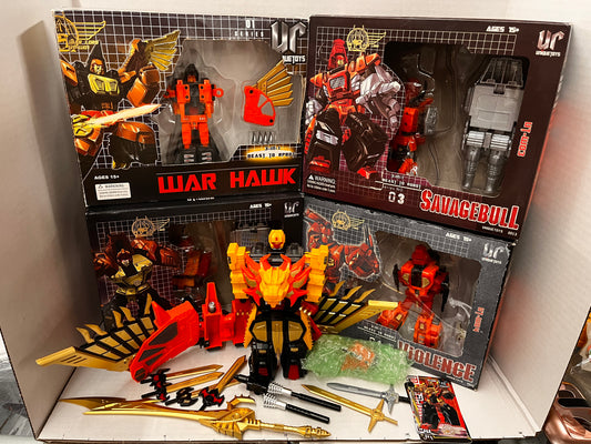 Transformers Predaking Unique Toys War Lord Combiner