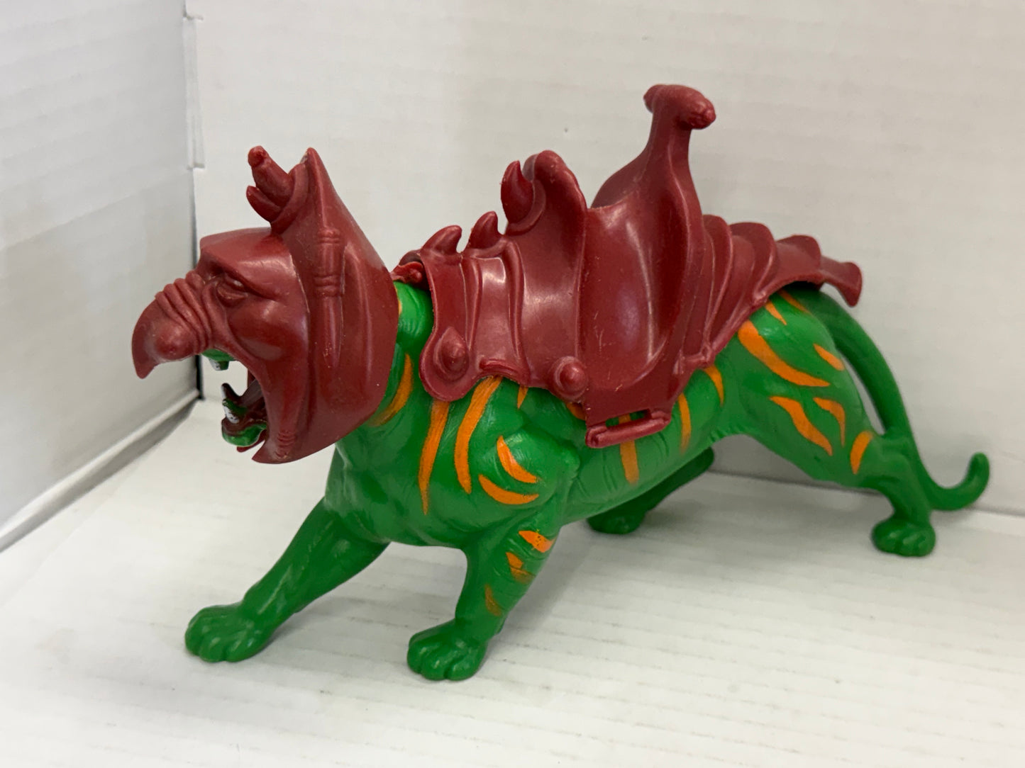 Vintage Action Figure Original MOTU Battle Cat With Armor 1980s By Mattel #4