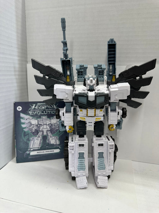 Transformers Legacy Evolution Nova Prime complete Hasbro Leader Class Loose