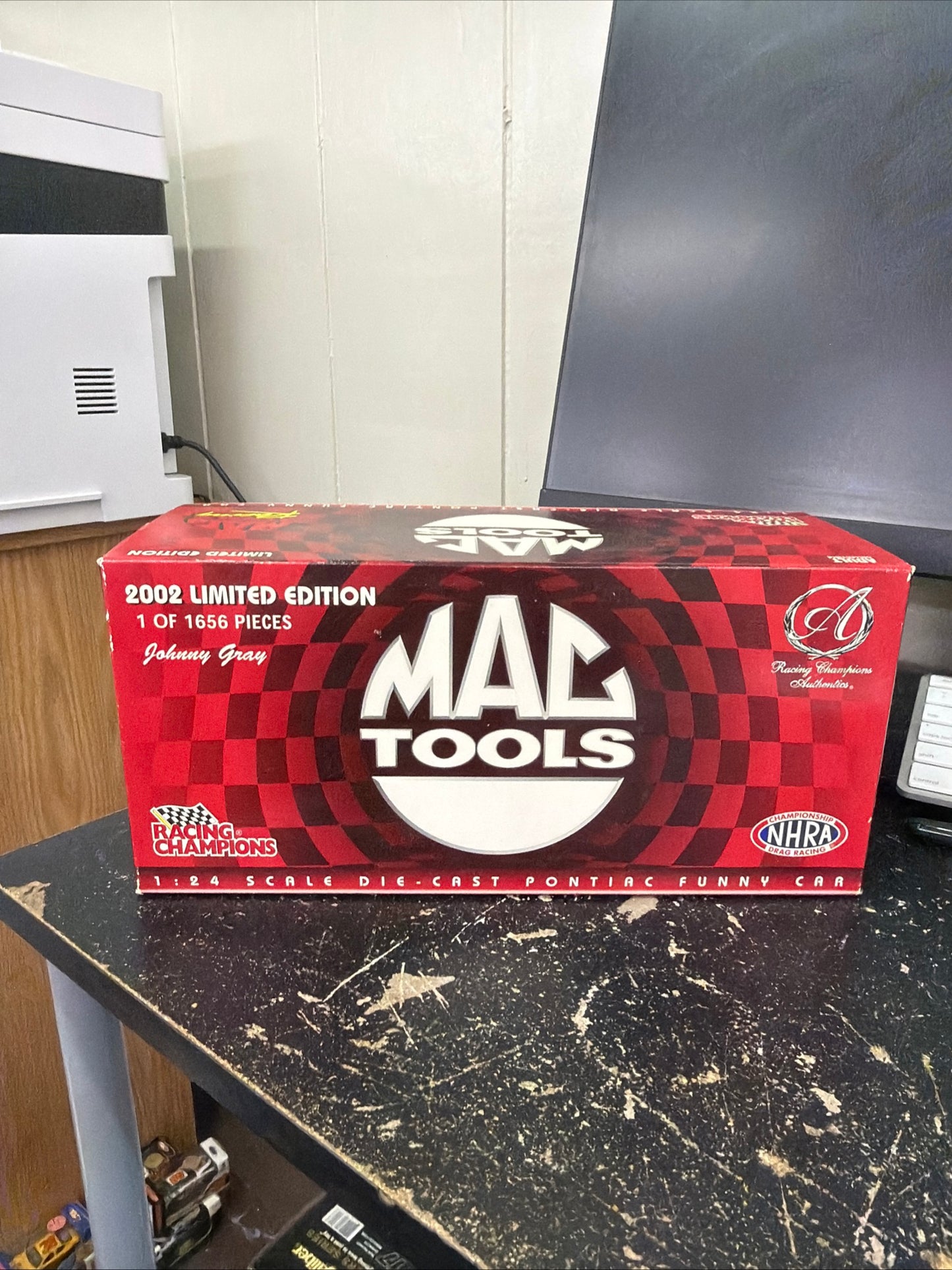 Mac Tools Johnny Gray Pontiac Funny Car 1:24 w/COA Racing Champions