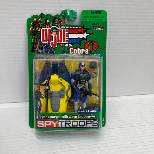 2003 GI JOE Cobra Spy Troops 2 Pack SGT AIRBORNE vs TELE-VIPER Hasbro figures
