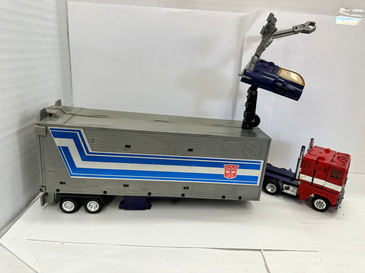 Vintage 1984 G1 Transformers Optimus Prime Cab & Trailer Set - Original 1980 #3