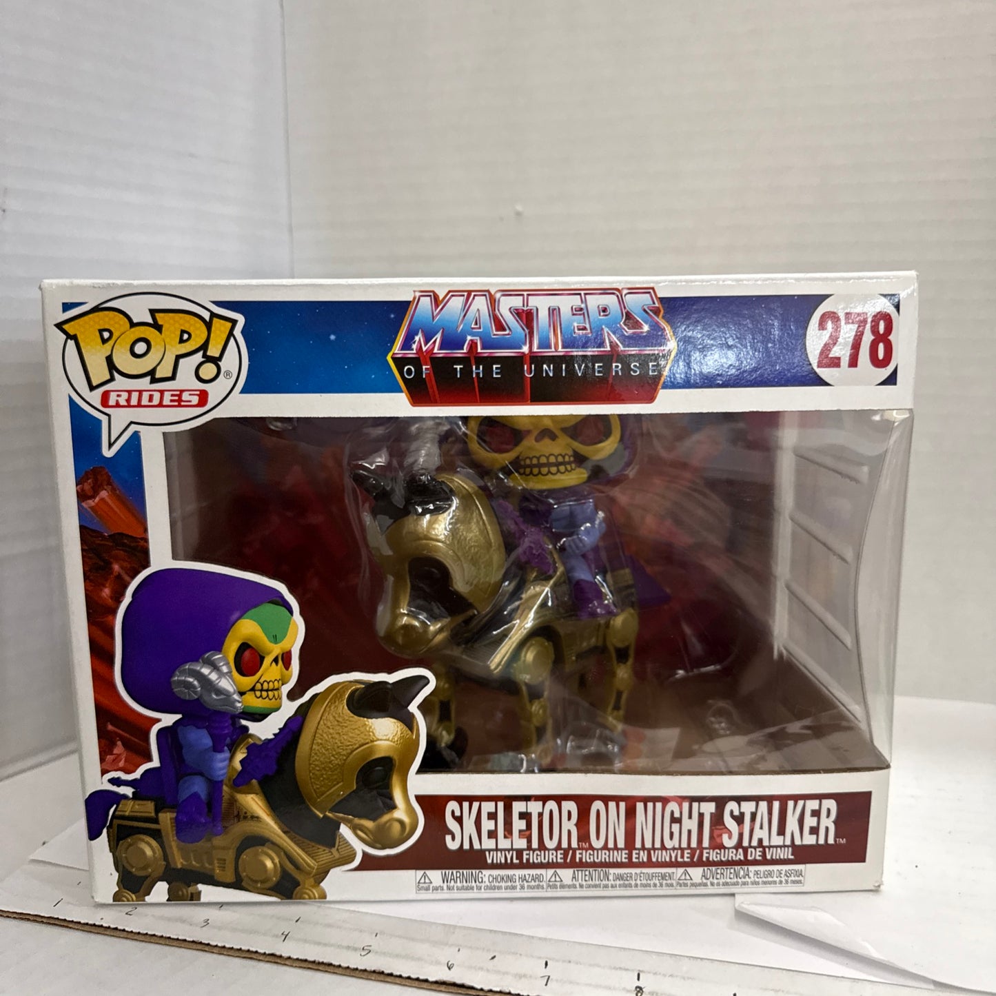 Funko Pop Masters of The Universe  Skeletor On Night Stalker #278 Vinyl Figure