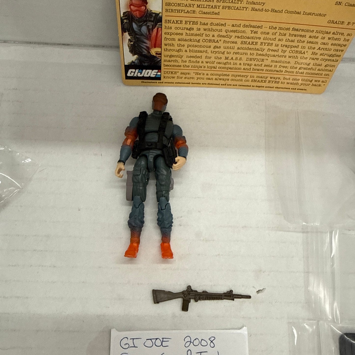 GIJOE 2008 Snake Eyes & Timber Comp