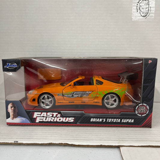Jada Toys Fast & Furious Brian's 1995 Toyota Supra 1:24 Orange
