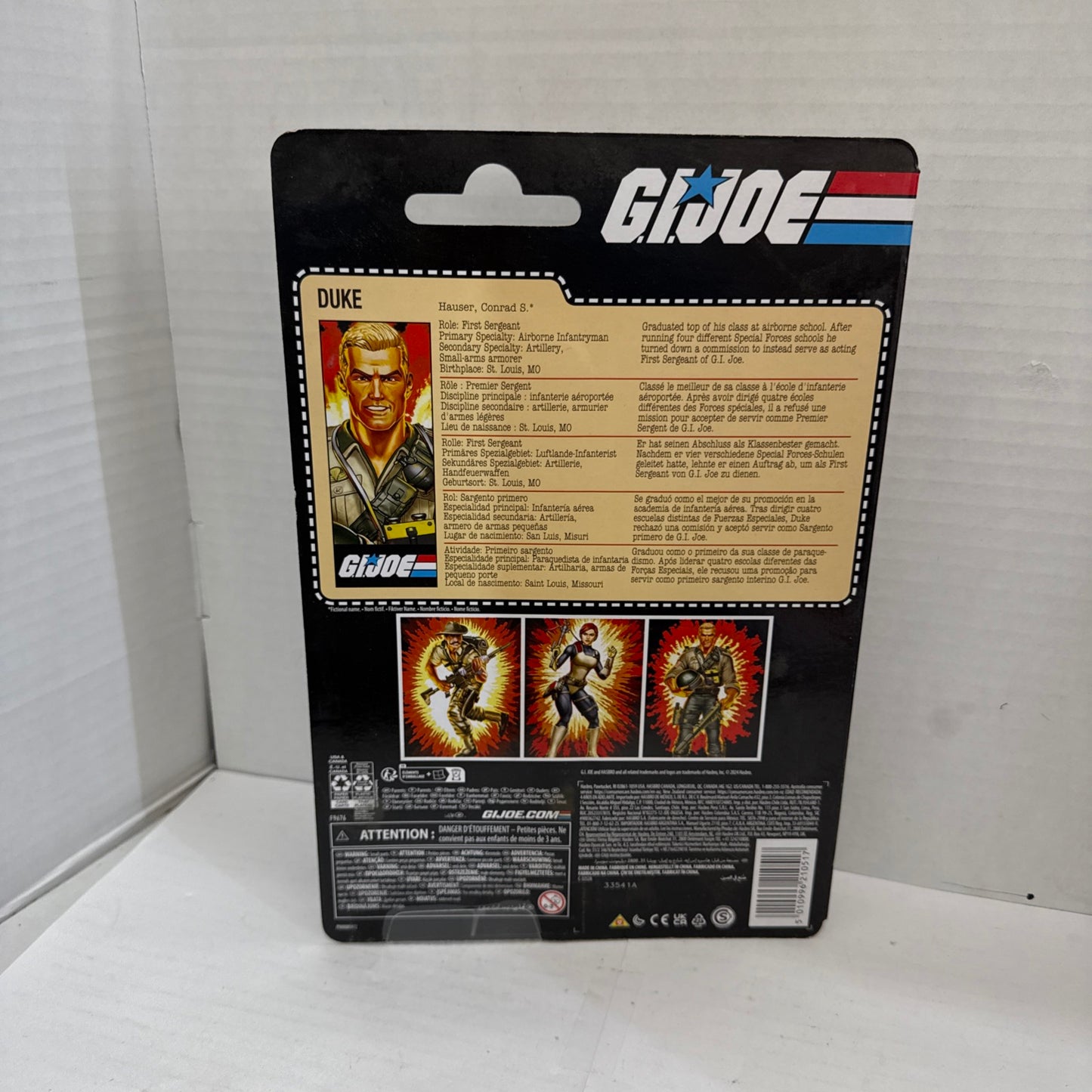 G.I. Joe Classified Series Retro Cardback Duke 6 Inch Action Figure