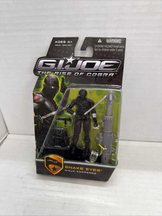 GI Joe Rise of Cobra SNAKE EYES v43 Ninja Commando MOC ROC