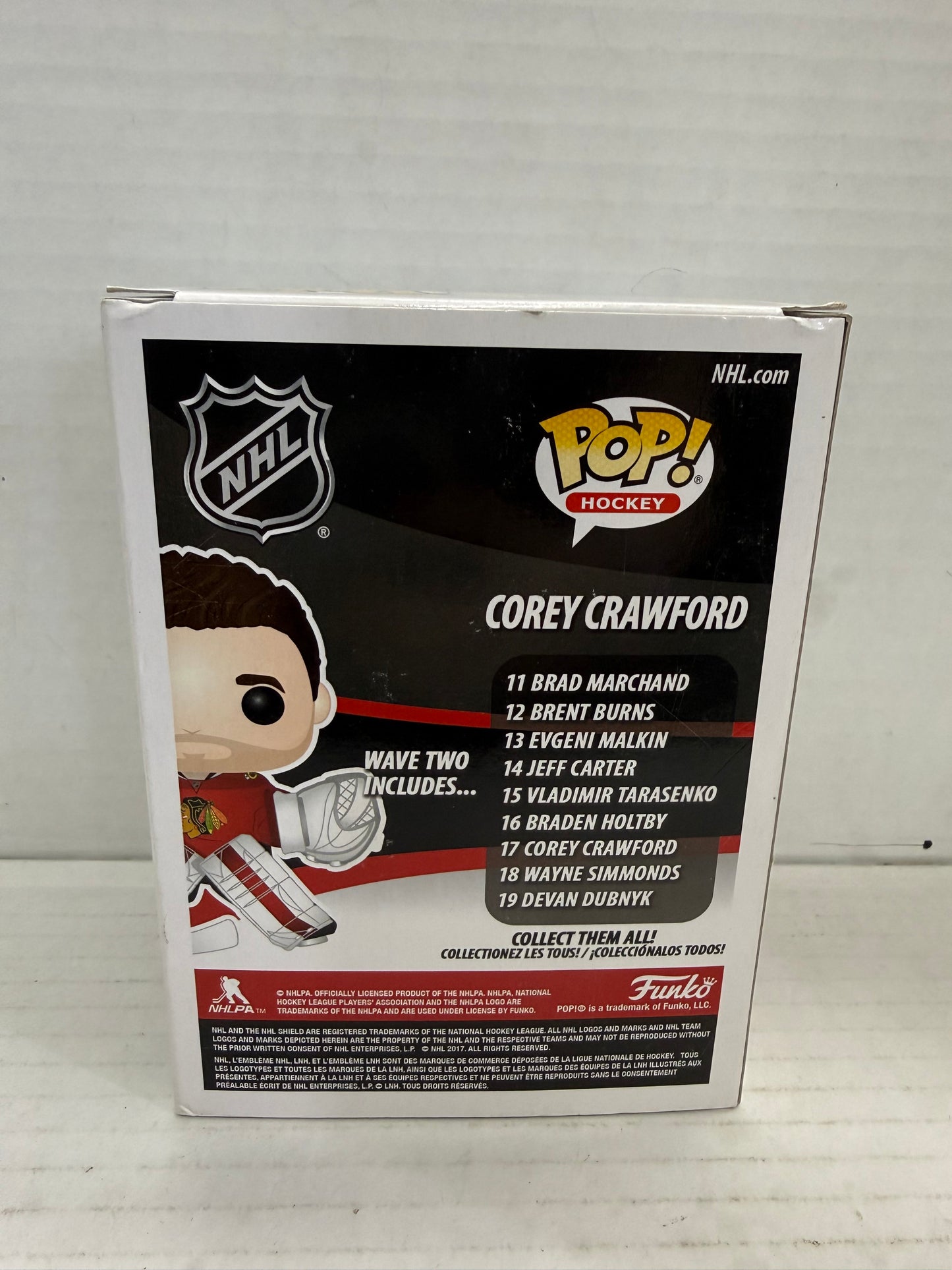 Corey Crawford Funko POP! Vinyl NHL Hockey #17 Chicago Blackhawks Vaulted 2017