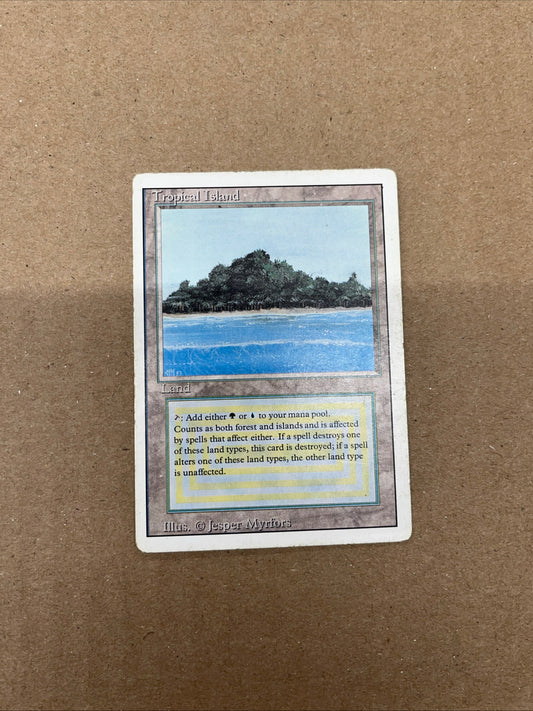 Wizards of the Coast Magic: The Gathering Tropical Island Land Jesper Myrfors