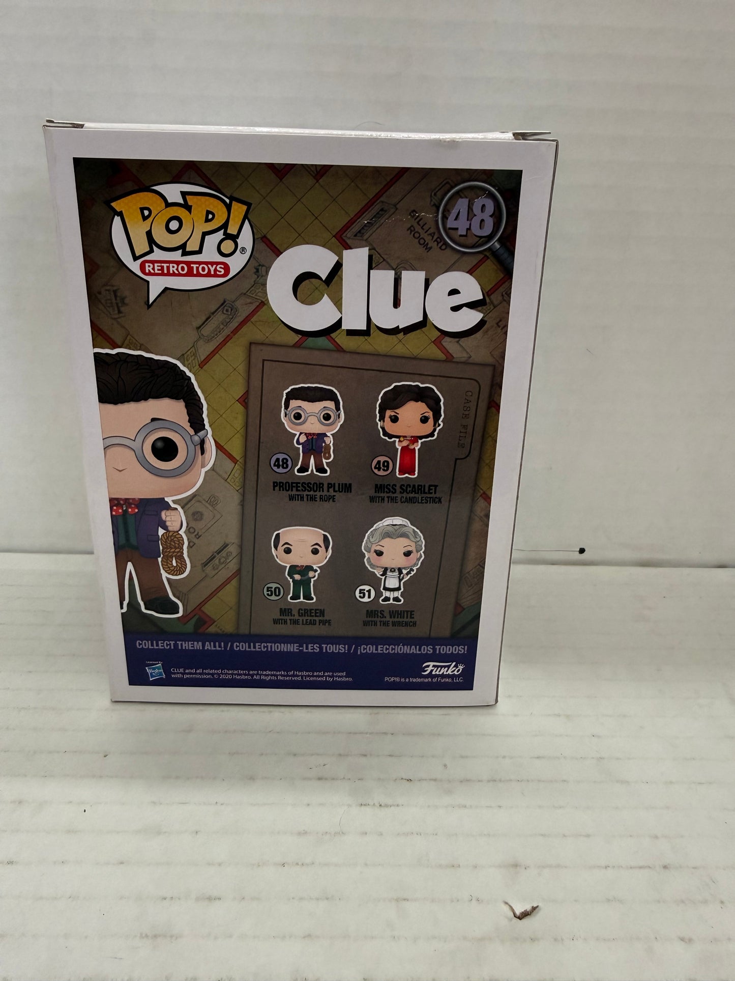 Funko Pop! Retro Toys Clue Professor Plum w/ Rope #48 Vinyl Figure