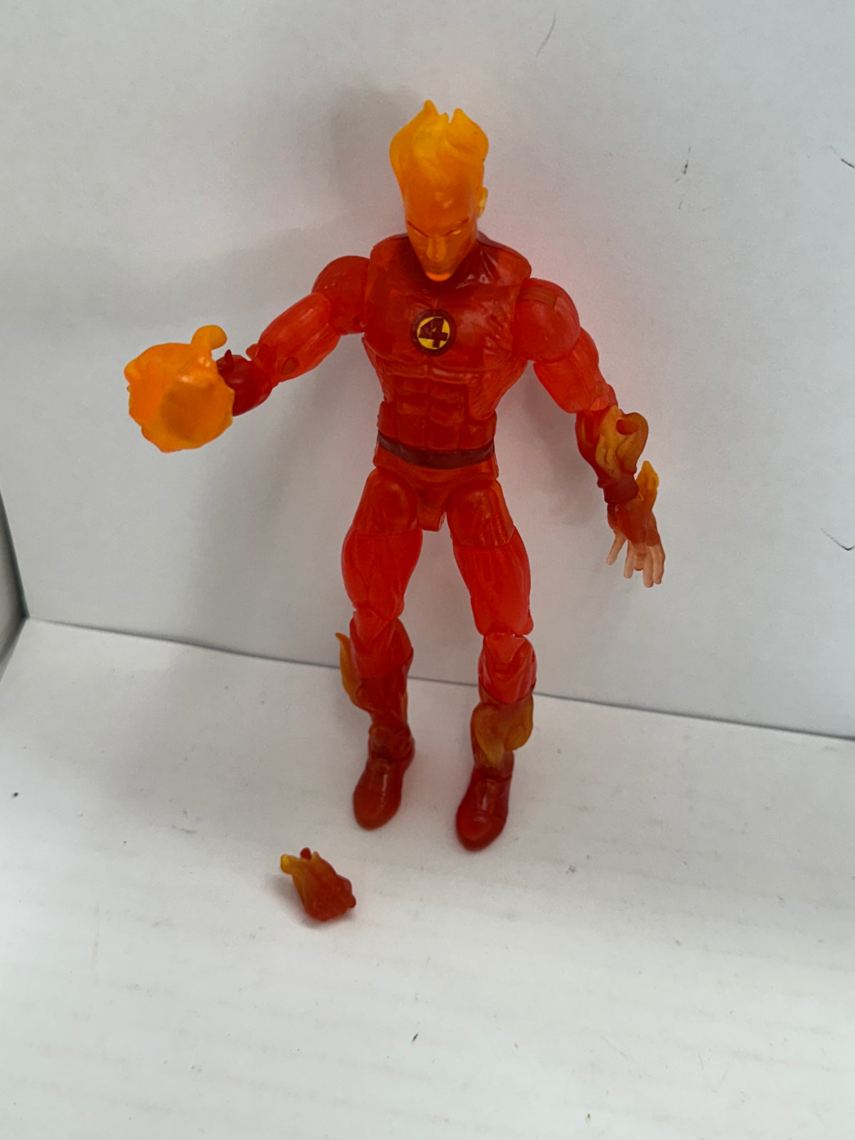 Hasbro Marvel Legends Walgreens Ex Fantastic Four Human Torch Action Figure 6”