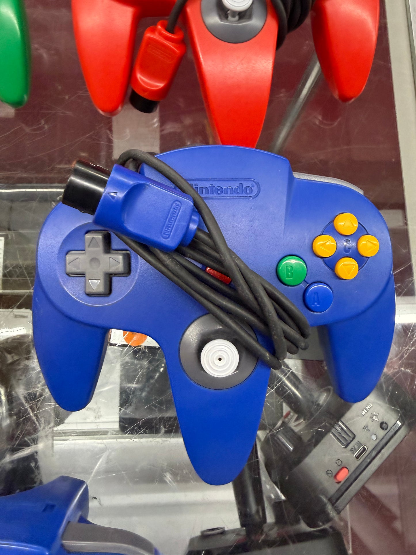Lot of 5 OEM Nintendo N64 Controller Blue Red Yellow Green ORIGINAL AUT Untested