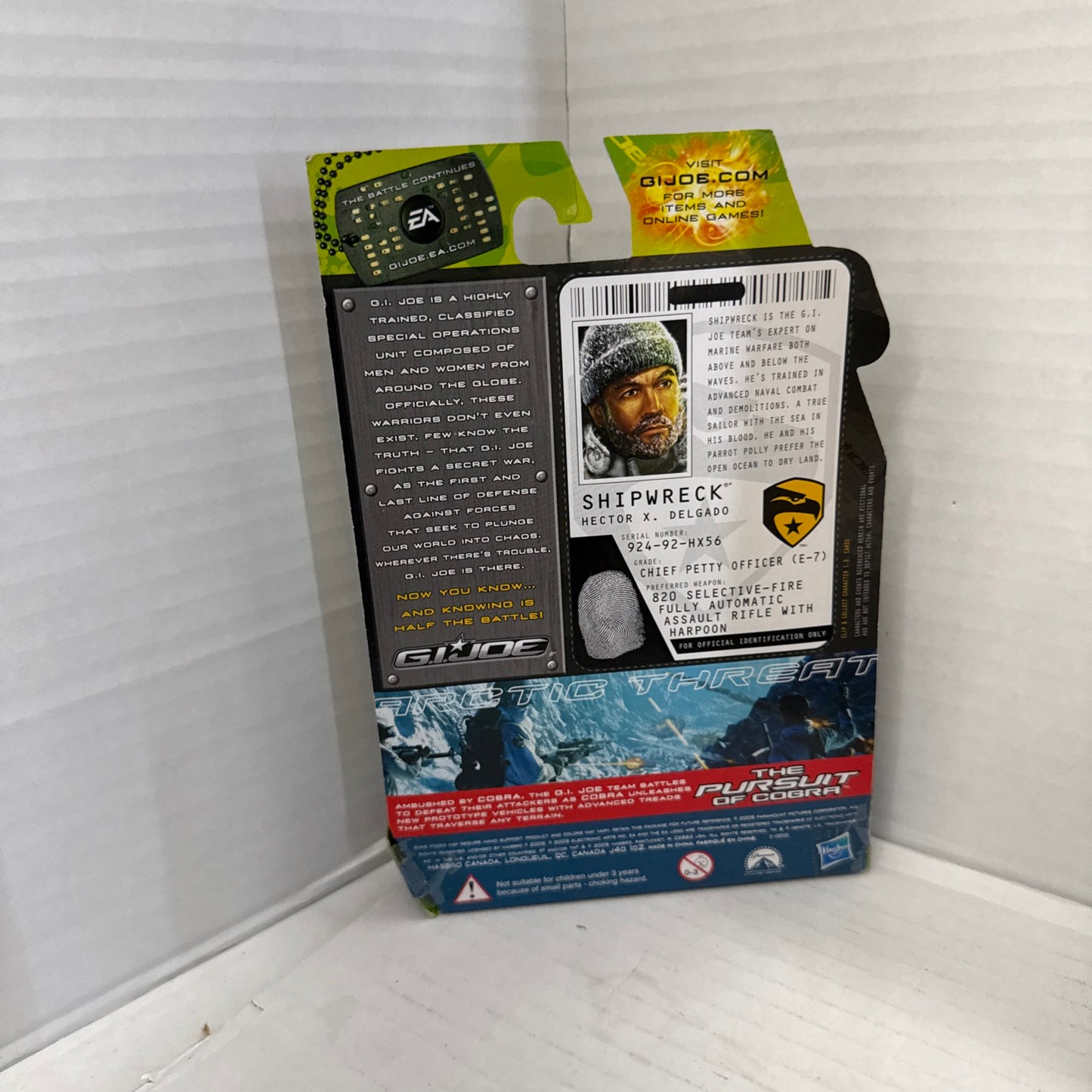 GI Joe Rise of Cobra Shipwreck Arctic Threat Toys R Us 2010 New (#97734)