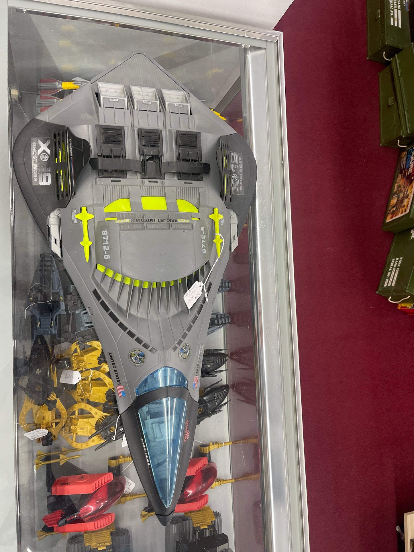 GI JOE 1998 Phantom x-19 jet complete!