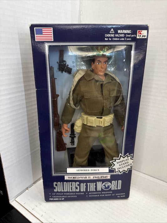 Soldiers of the WORLD,  WWII 1941-45,  Armored Force Action Figure, New