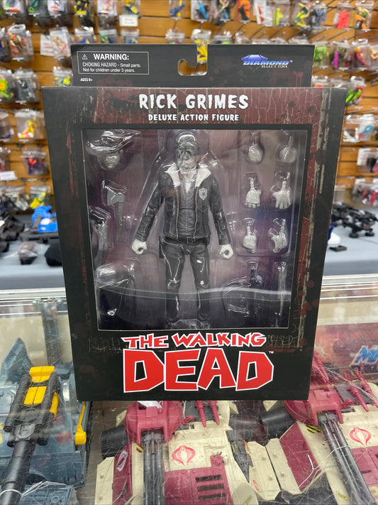 The Walking Dead  RICK GRIMES DELUXE ACTION FIGURE