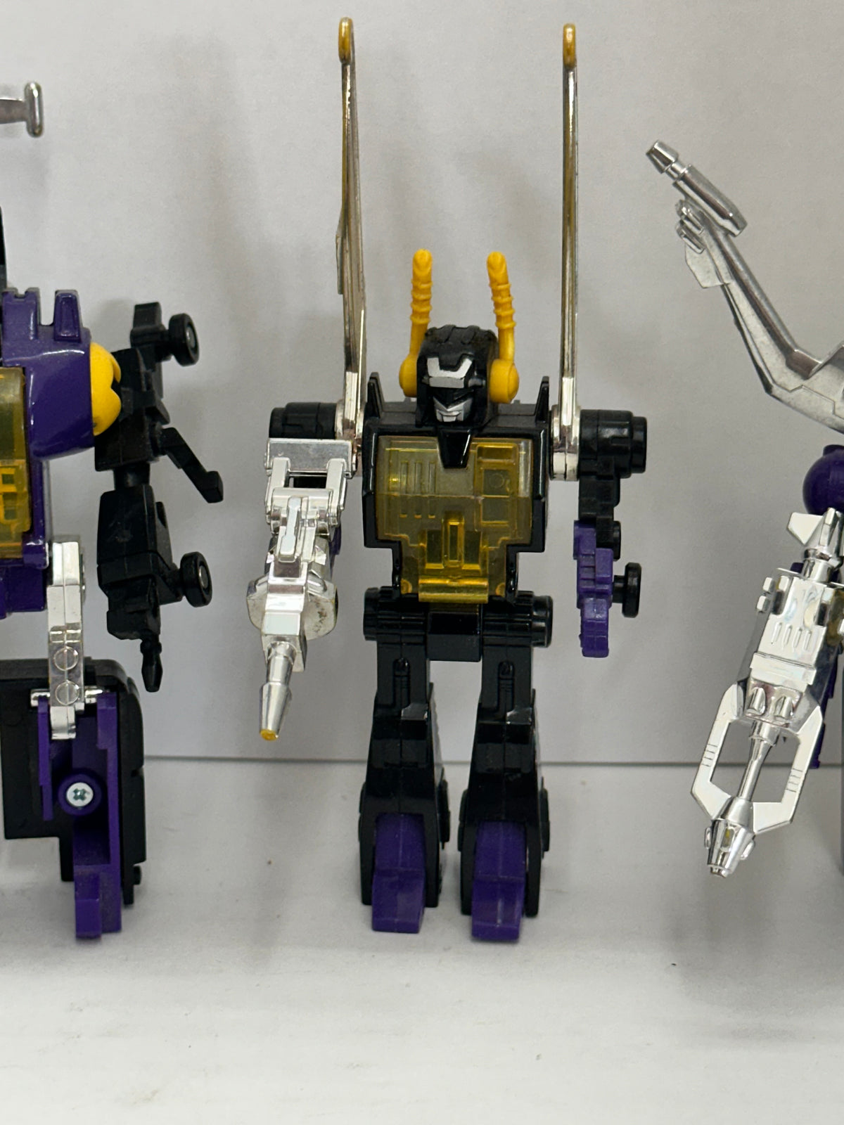 Transformers G1 INSECTICONS SET of 3 SHRAPNEL BOMBSHELL KICKBACK COMPLETE Takara