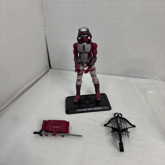 Gi Joe 25th Anniversary Defense Of Cobra Island Night Creeper Loose
