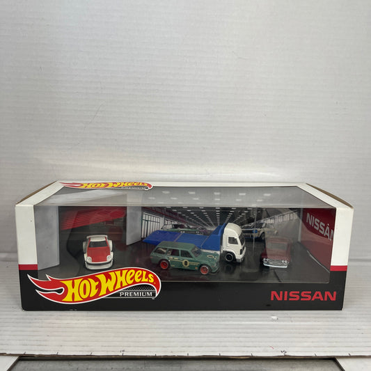 Mattel Hot Wheels Premium Nissan - 3 Cars with Aero Lift (See Photos & Descript)