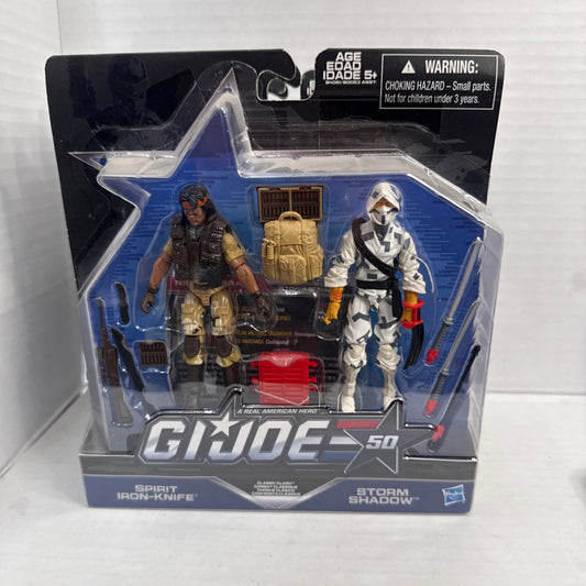 GI Joe 3.75” 50th Classic Clash Spirit Iron-Knife & Storm Shadow