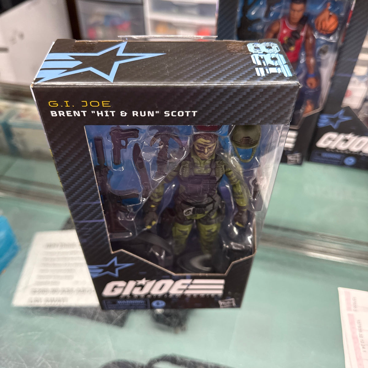 G.I. Joe Classified Series #188 Brent “Hit & Run” Scott 6" Action Figure In Hand